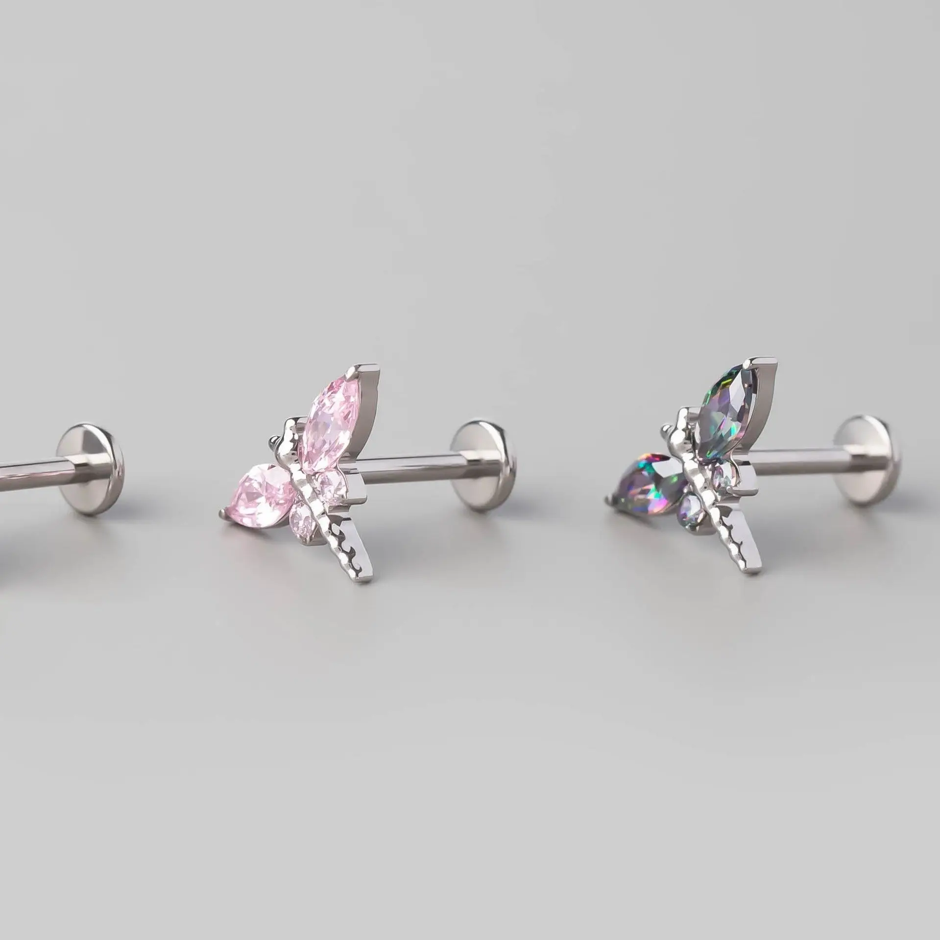 Dragonfly Labret in VM - Titanium - Image 4