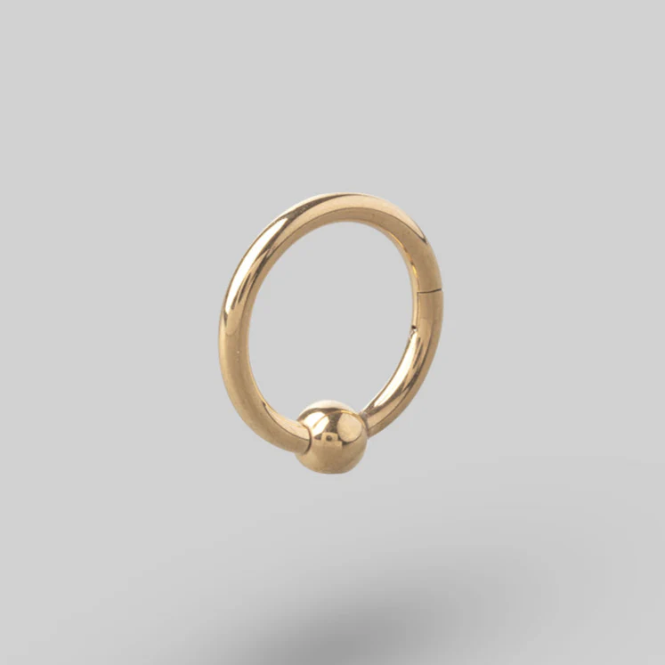 Hinged Segment Ring with Ball Centre - Titanium
